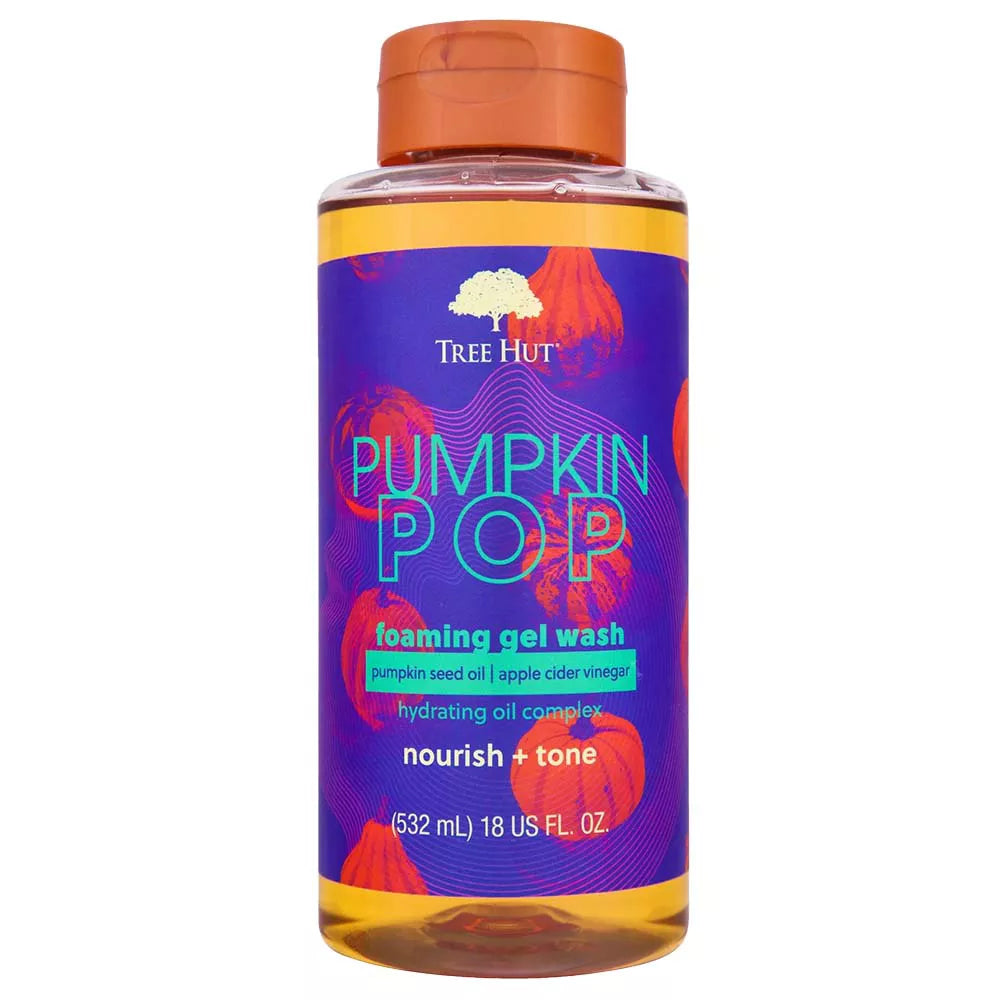 Tree Hut Pumpkin Pop Foaming Gel Body Wash   - 18 fl oz