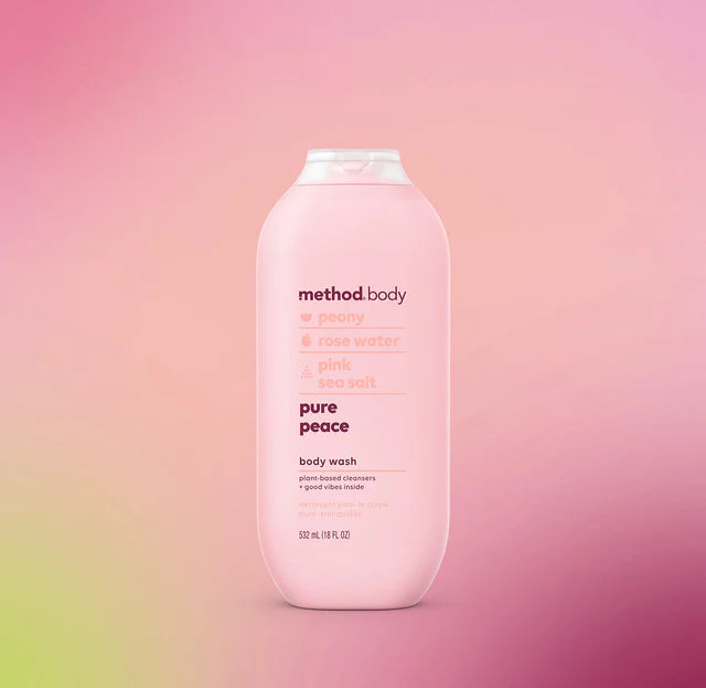 Method Body Wash Pure Peace (Rose Water) - 18 fl oz