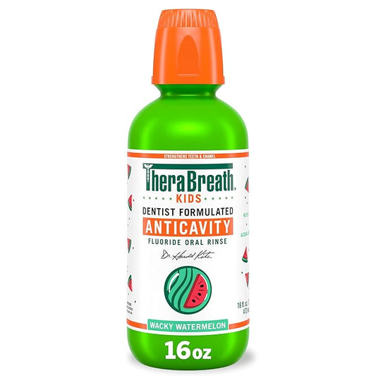 TheraBreath Kids Organic Wacky Watermelon Mouthwash  - 16 oz