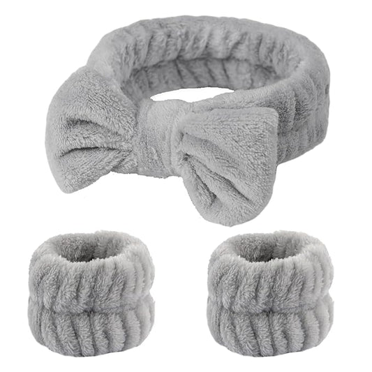 Spa Headband & 2pc Wristband