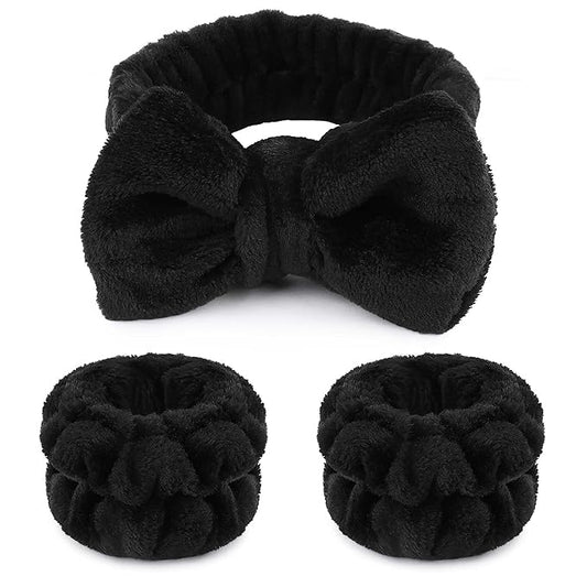 Spa Headband & 2pc Wristband