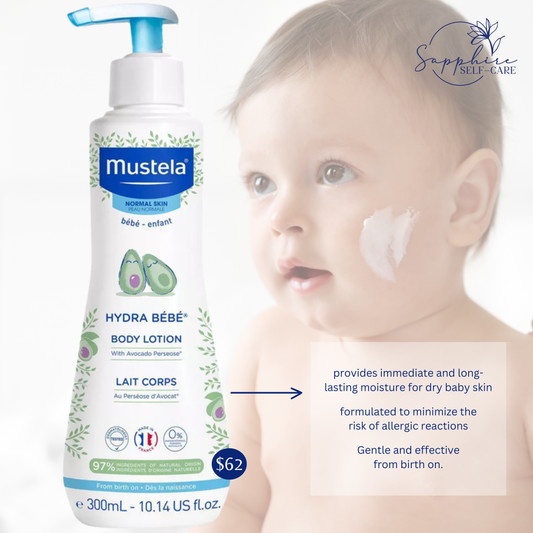 Mustela Hydra Bebe Baby Body Lotion - 10.14 fl oz
