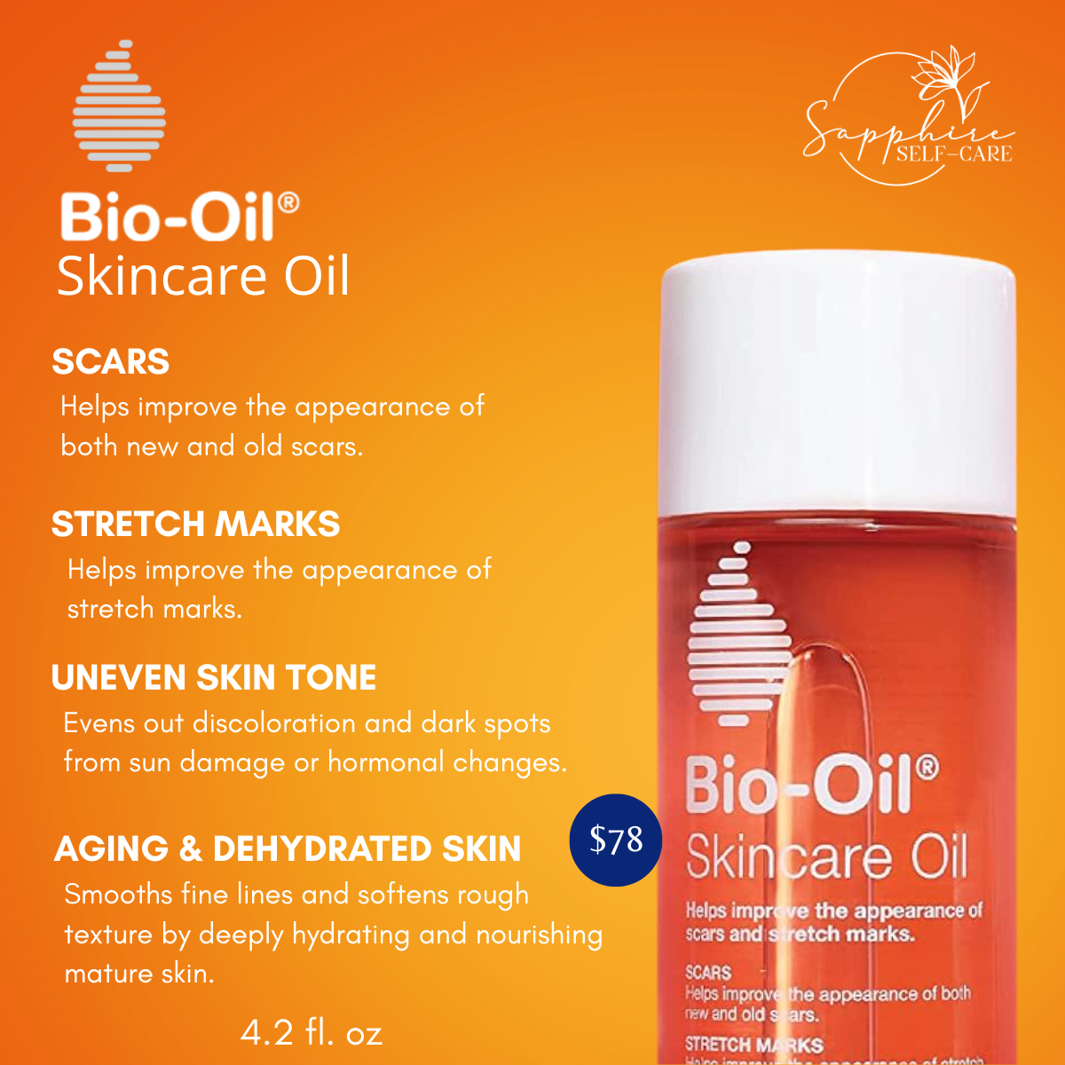 Bio-Oil Skincare Oil - 4.2oz