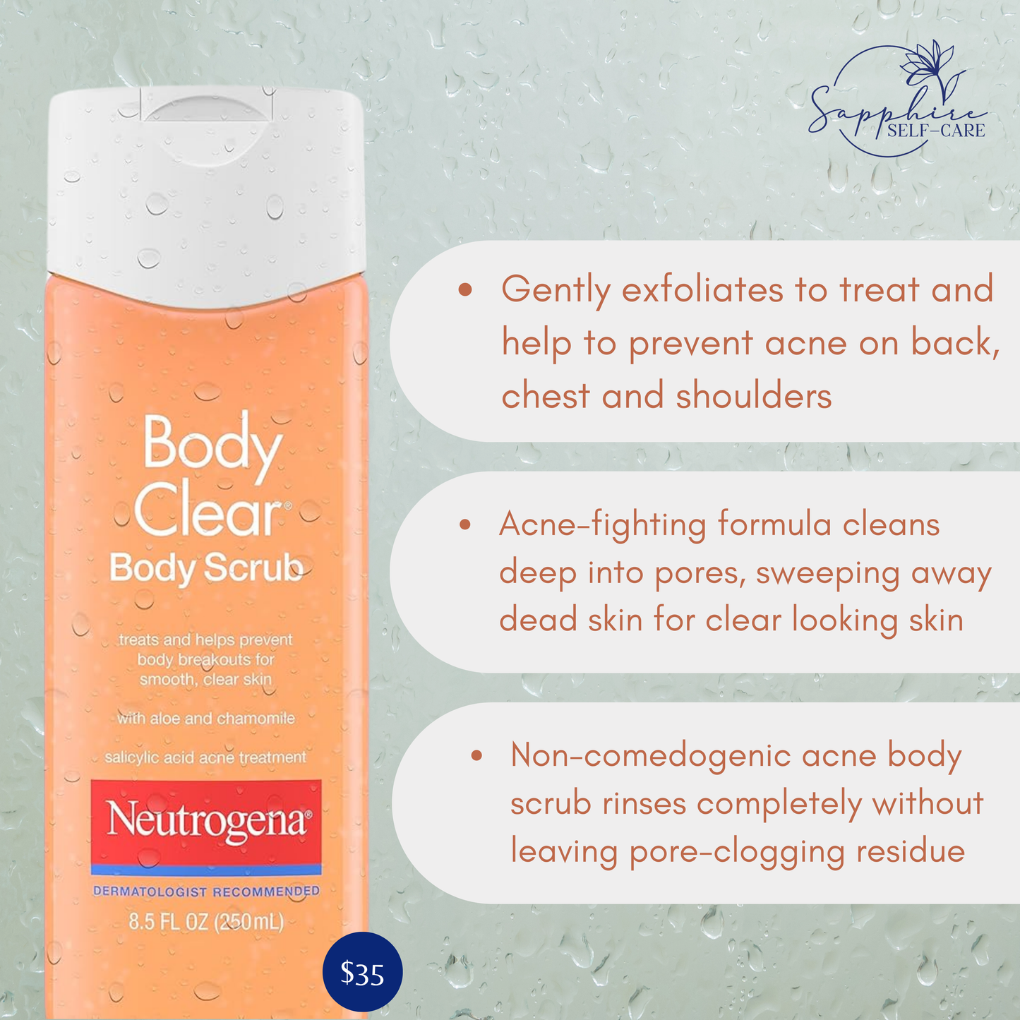 Neutrogena Body Clear Body Scrub - 8.50 fl oz