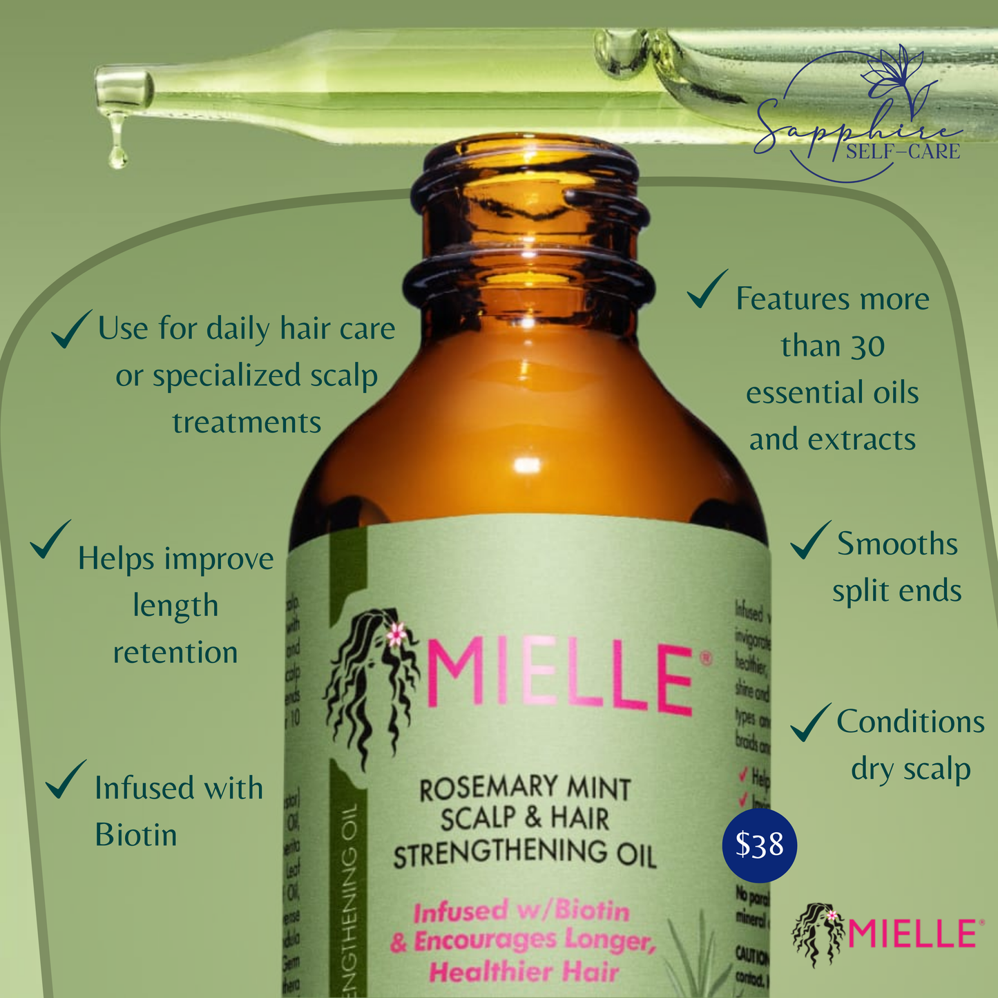 Mielle Rosemary Oil - 2oz