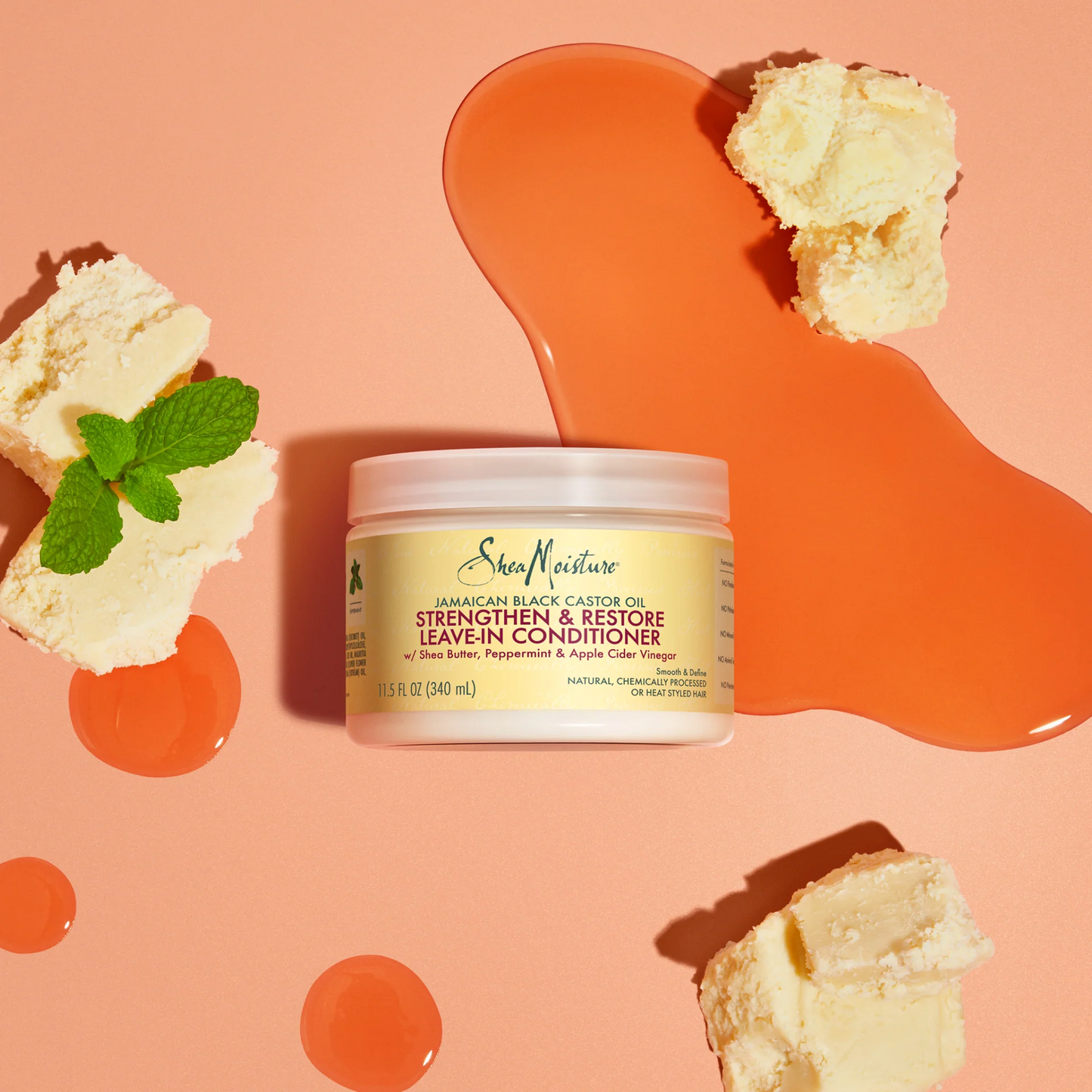 SheaMoisture Leave In Conditioner Jamaican Black Castor Oil - 11.5 fl oz