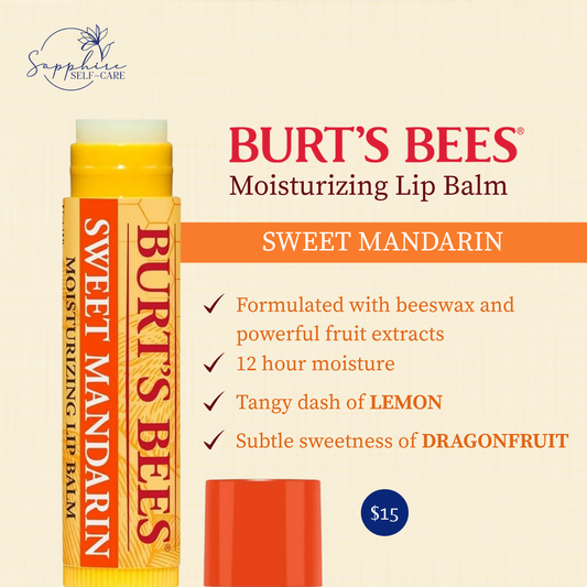 Burt's Bees Moisturizing Lip Balm - 0.15oz