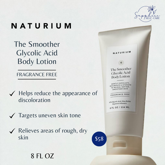 Naturium The Smoother Glycolic Body Lotion 8 FL OZ