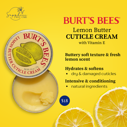Burt's Bees Cuticle Cream with Vitamin E- Lemon Butter 0.6 FL OZ