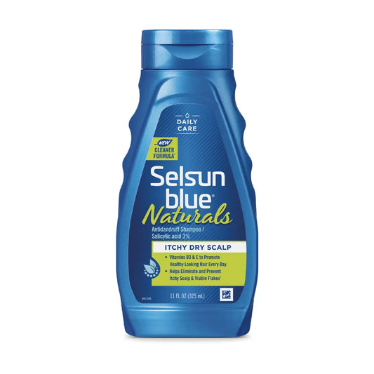 Selsun Blue Naturals Itchy Dry Scalp Dandruff Shampoo 11oz