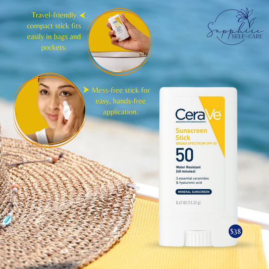 CeraVe Sunscreen Stick SPF 50 - 0.47 oz