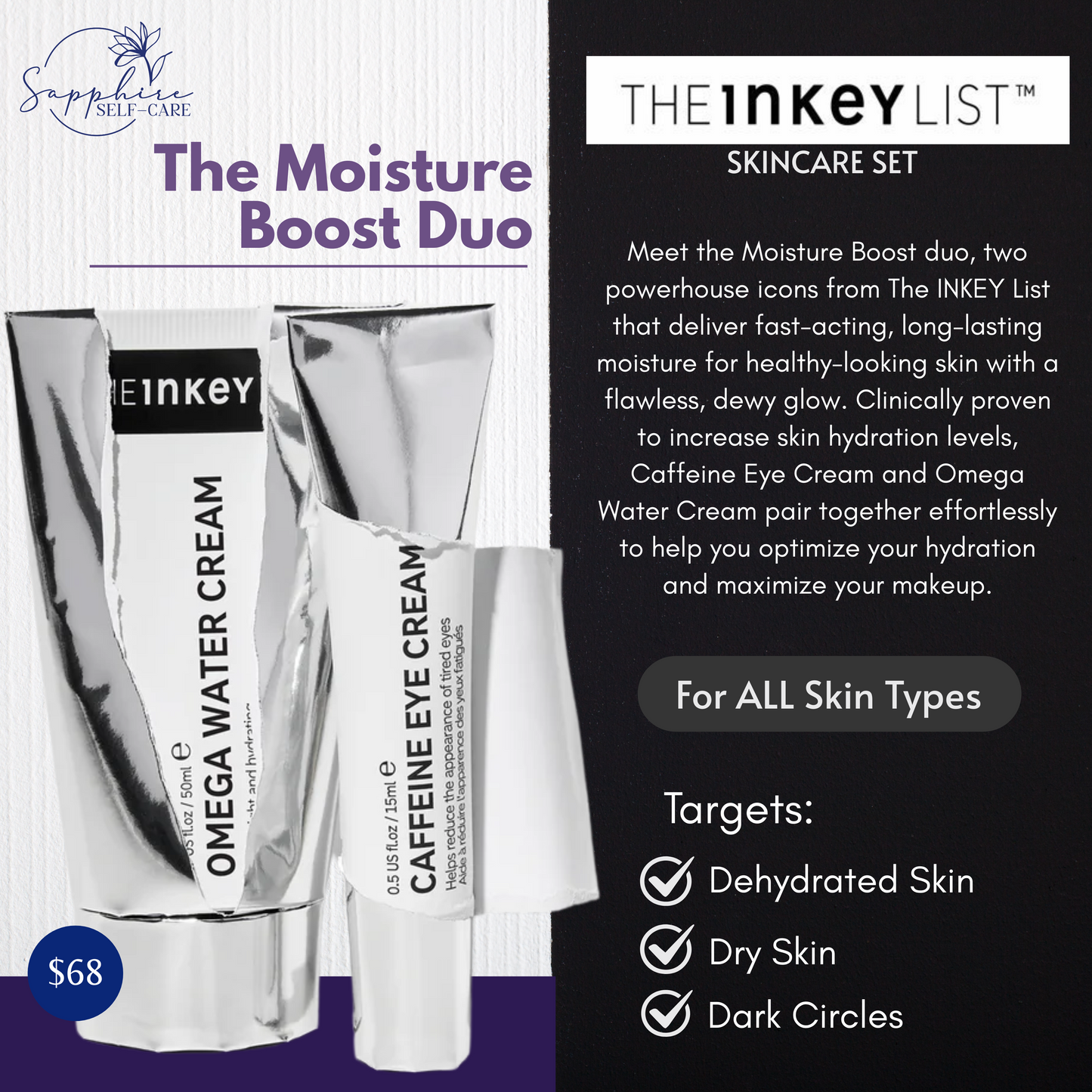 The INKEY List Moisture Boost Skincare Duo