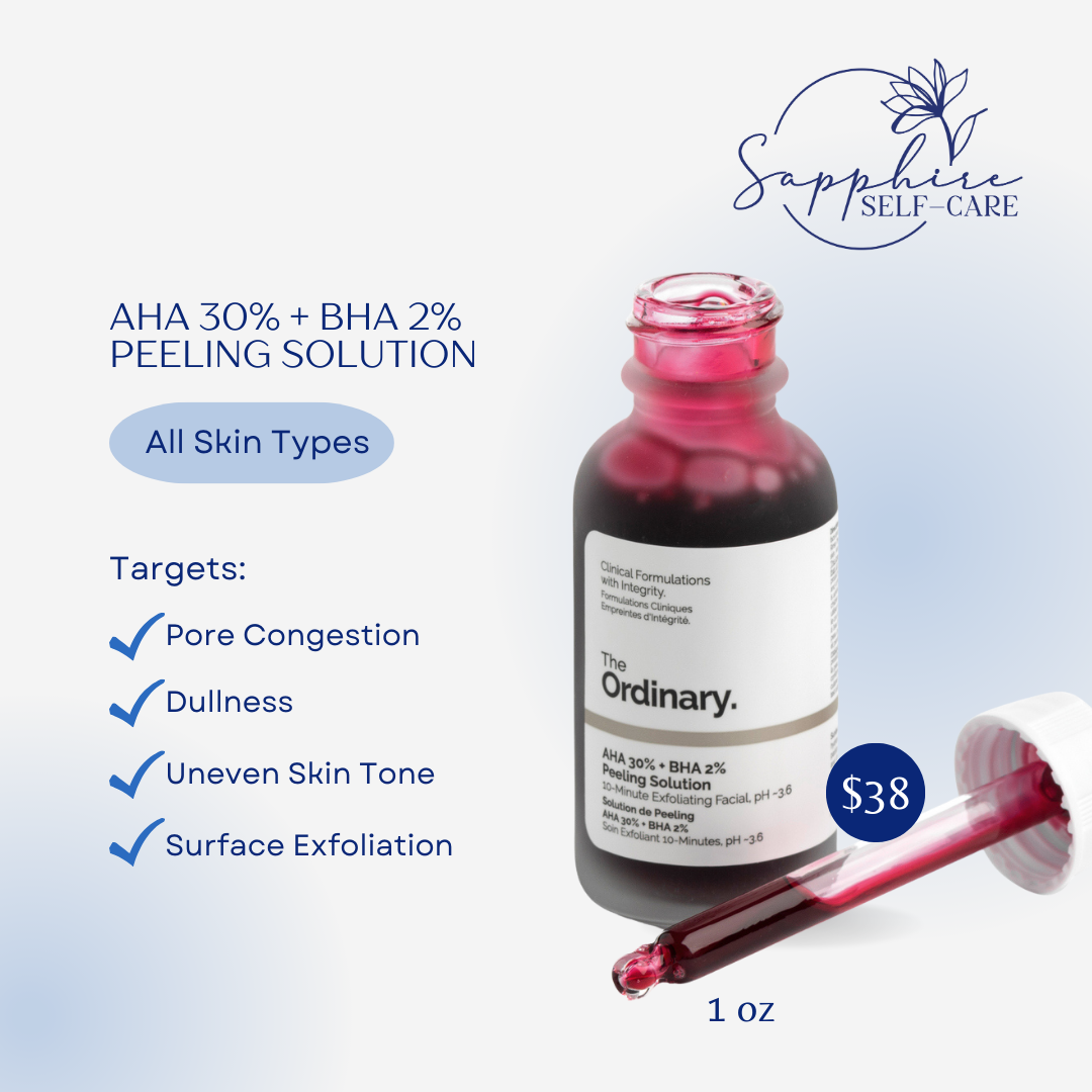 The Ordinary AHA 30% + BHA 2% Peeling Solution 1 fl. oz