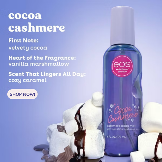 Eos Holiday Body Mist - Cocoa Cashmere - 6 fl oz