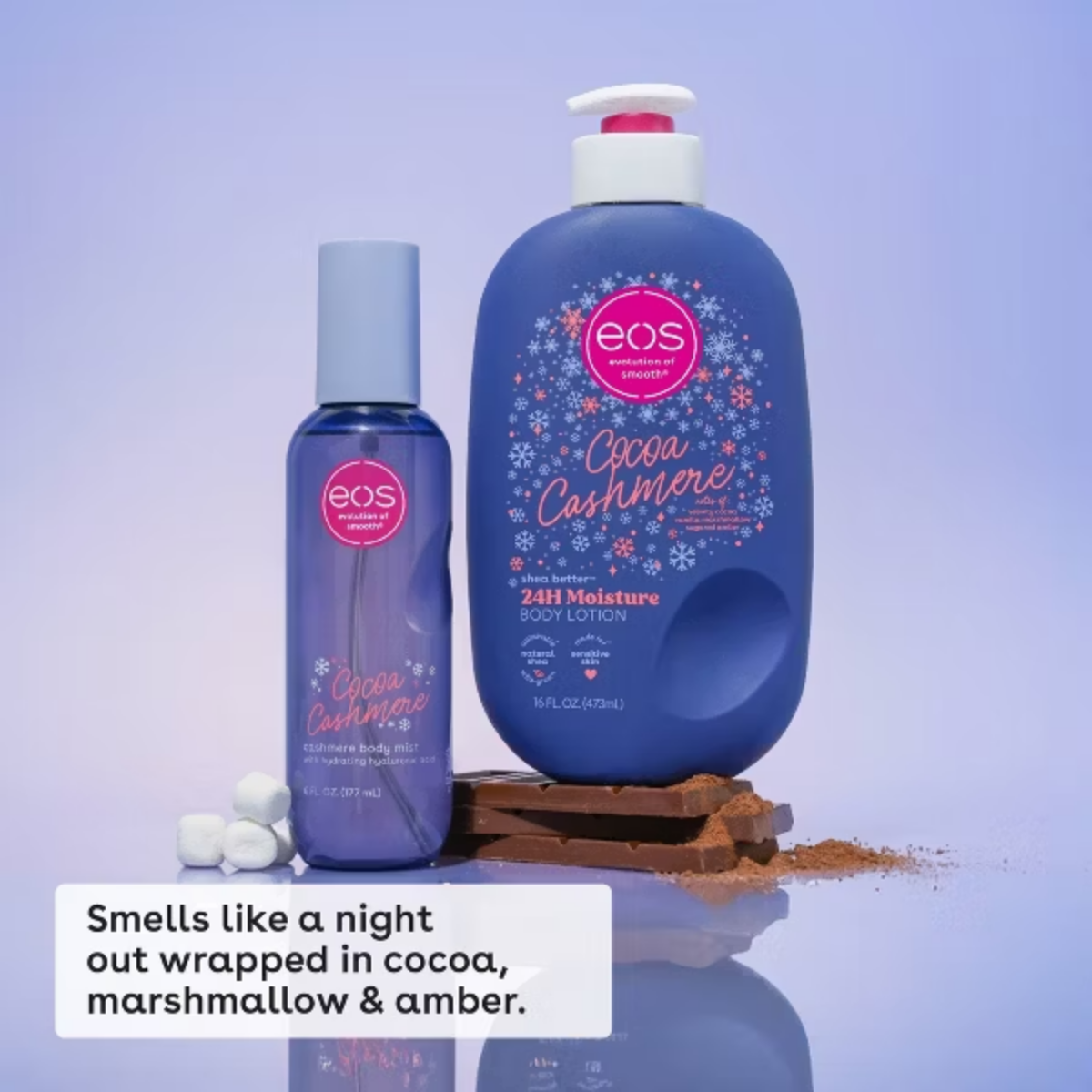 Eos Holiday Body Mist - Cocoa Cashmere - 6 fl oz