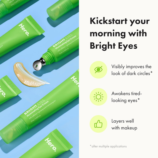 Hero Cosmetics Bright Eyes Illuminating Eye Cream - 0.5 fl oz