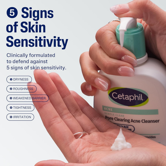 Cetaphil Gentle Clear Pore Clearing Acne Cleanser - 8oz