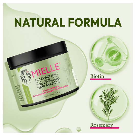 Mielle Rosemary Mint Strengthening Hair Masque 12 FL OZ
