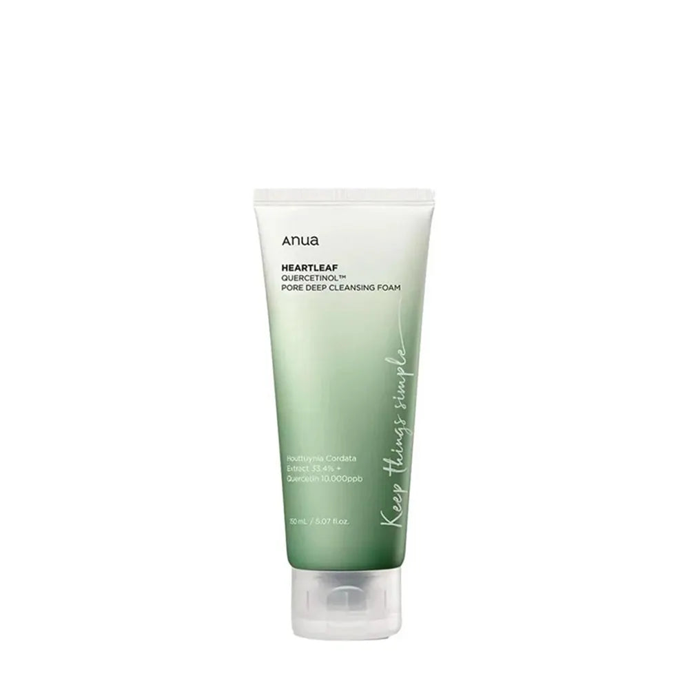 ANUA Heartleaf Quercetinol Pore Deep Cleansing Foam Facial Cleanser 5.07 fl oz
