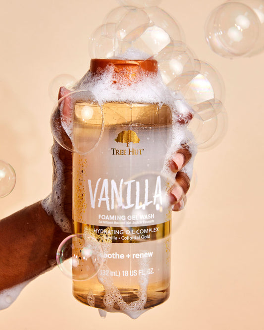 Tree Hut Vanilla Foaming Gel Body Wash - 18 fl oz