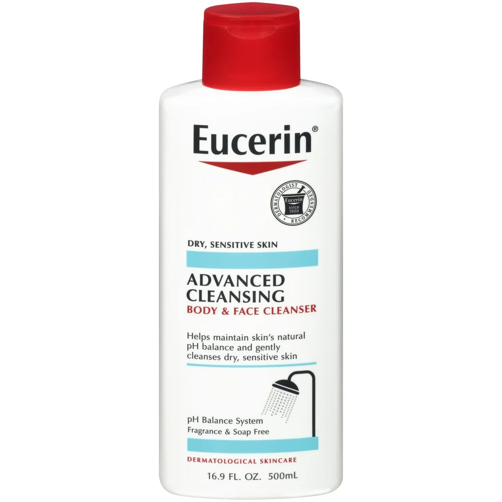Eucerin Advanced Cleansing Body and Face Cleanser - 16.9 fl oz