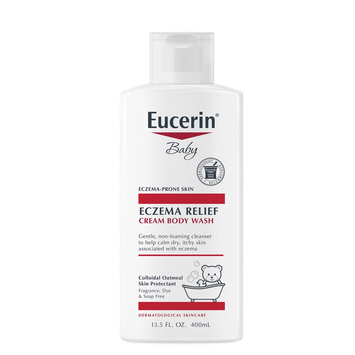 Eucerin Baby Eczema Relief Cream and Body Wash Gentle Cleanser - 13.5 fl oz