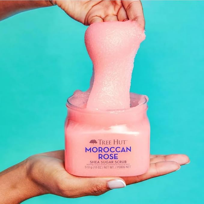 Tree Hut Moroccan Rose Shea Sugar Body Scrub - 18oz