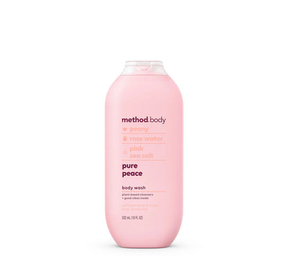 Method Body Wash Pure Peace (Rose Water) - 18 fl oz