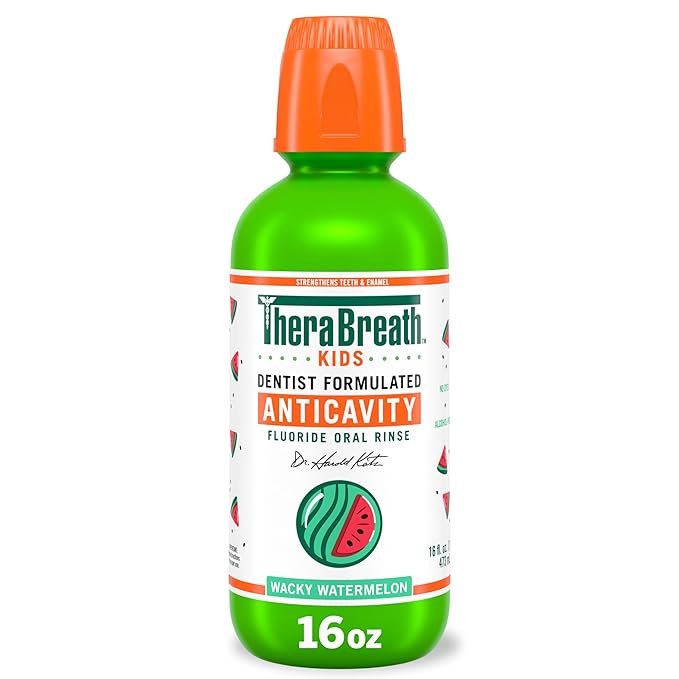 TheraBreath Kids Organic Wacky Watermelon Mouthwash  - 16 oz