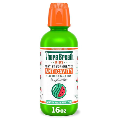 TheraBreath Kids Organic Wacky Watermelon Mouthwash  - 16 oz