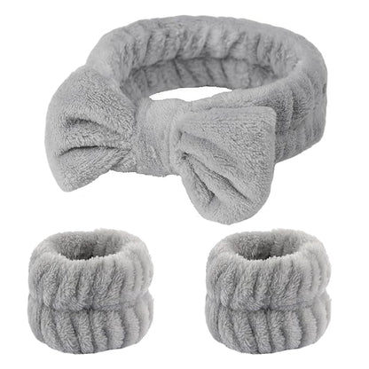 Spa Headband & 2pc Wristband