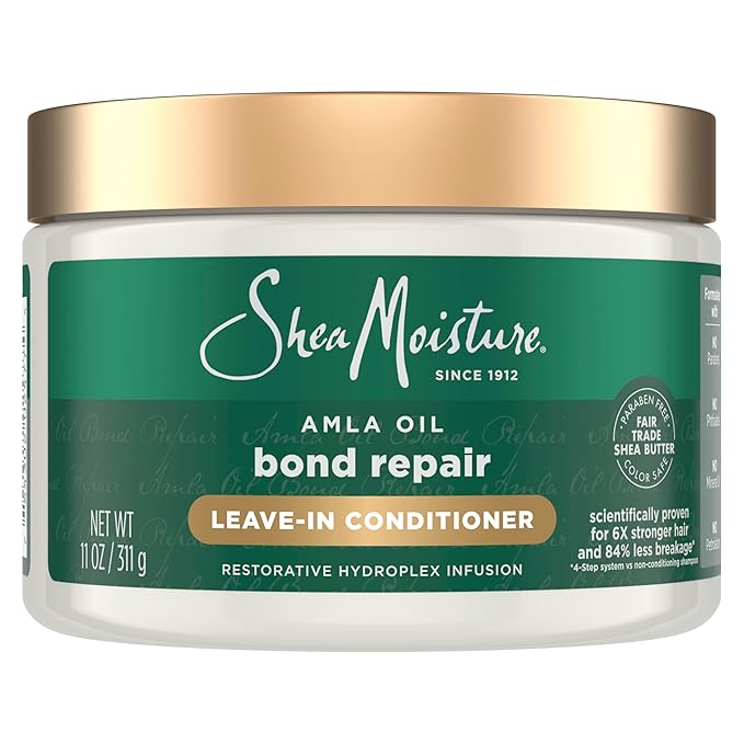 SheaMoisture Strengthening Bond Repair Womens Leave-in Conditioner Amla Oil- 11oz