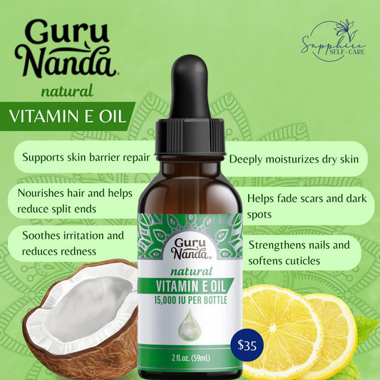 GuruNanda Vitamin E Oil, 2 Fl Oz
