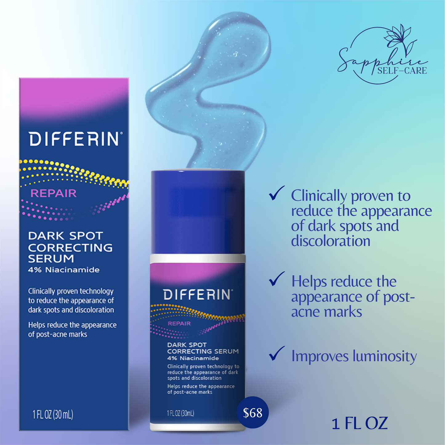 Differin Dark Spot Correcting Serum 1 FL OZ