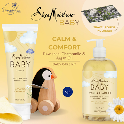 SheaMoisture Baby Calm & Comfort Baby Care Kit - 3ct