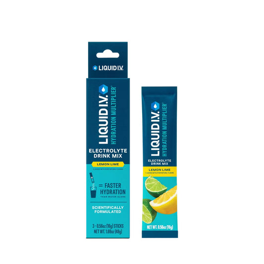 TM Liquid I.V. Hydration Multiplier Vegan Powder Electrolyte Supplements - Lemon Lime