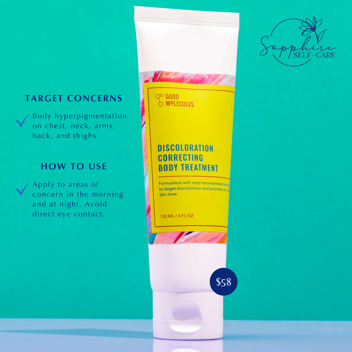 Good Molecules Discoloration Correcting Body Treatment 4 FL OZ