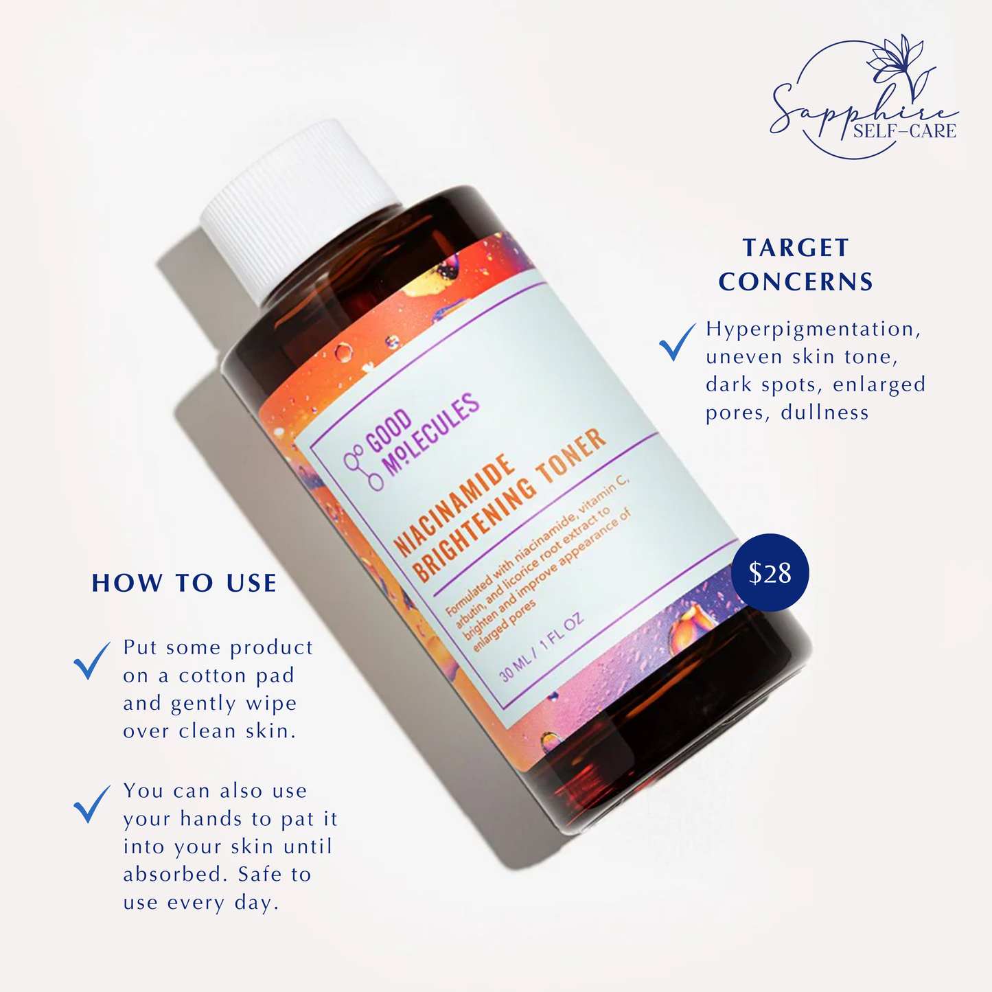 Good Molecules Niacinamide Brightening Toner