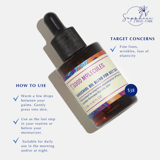 Good Molecules Bukuchiol Oil Blend for Dry Skin 0.40 FL OZ