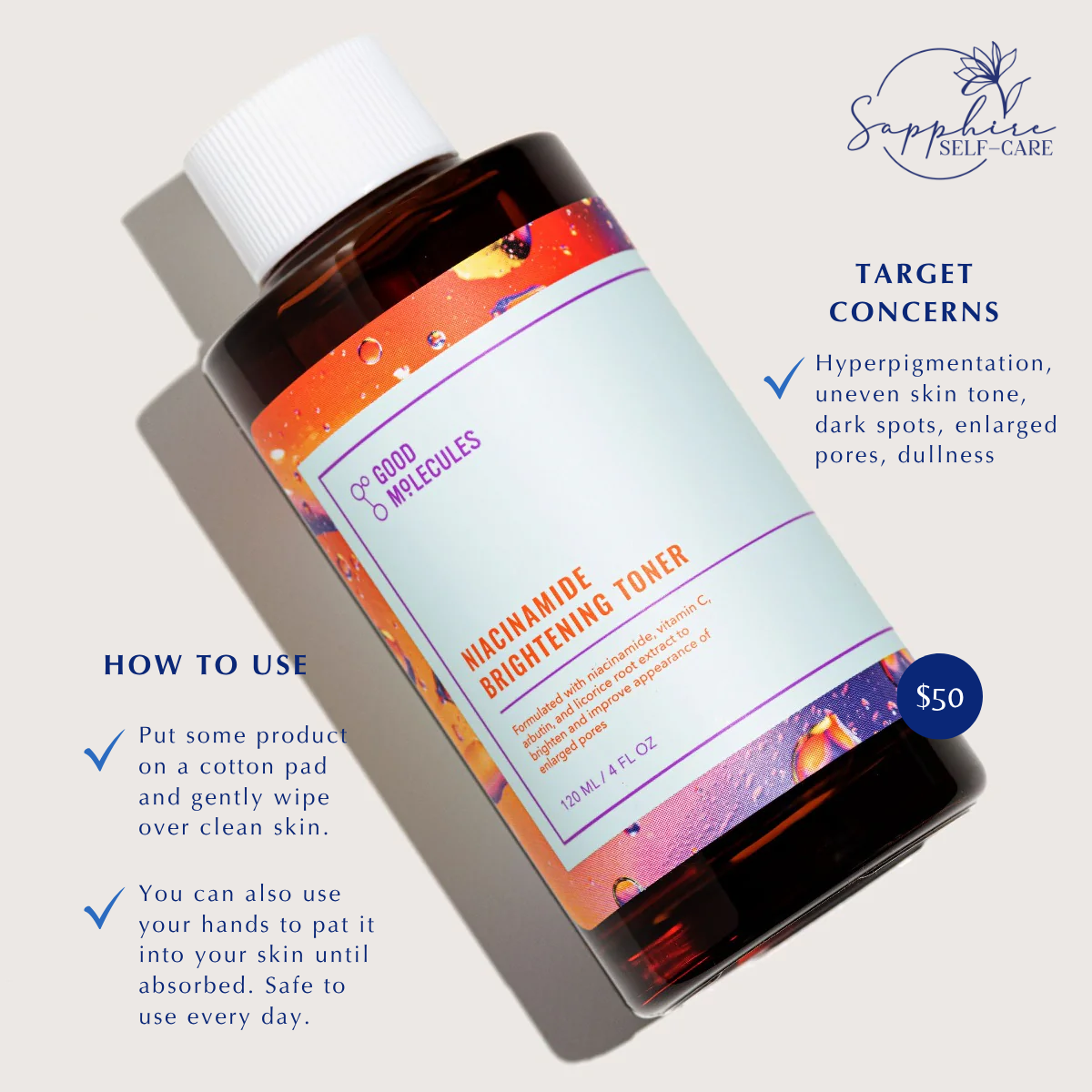 Good Molecules Niacinamide Brightening Toner