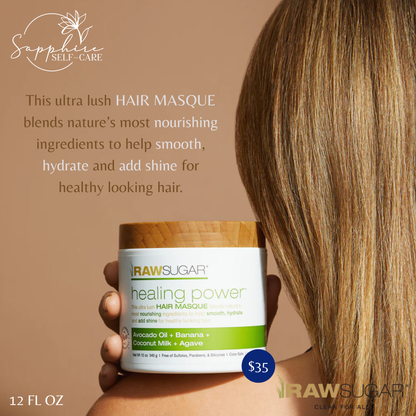 Raw Sugar Healing Power Hair Masque 12oz