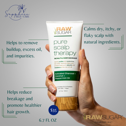 Raw Sugar Pure Scalp Therapy - 6.7 fl oz