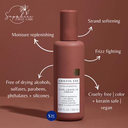 Kristin Ess Curl Leave-in Cream 8.45 fl oz