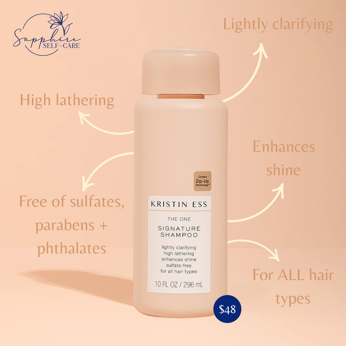 SS Kristin Ess The One Signature Shampoo 10 fl oz