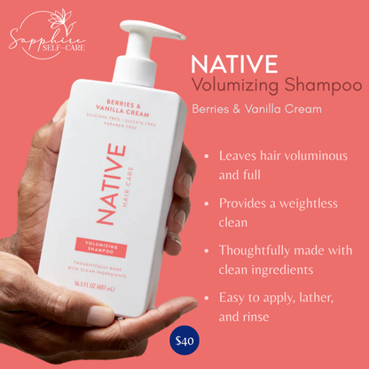 SS Native Berries & Vanilla Cream Volumizing Shampoo - 16.5 fl oz