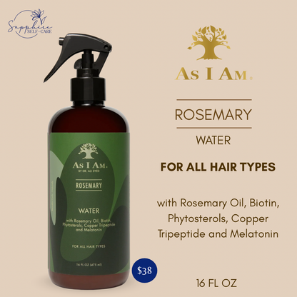 As I Am Rosemary Hair Water - 16 fl oz