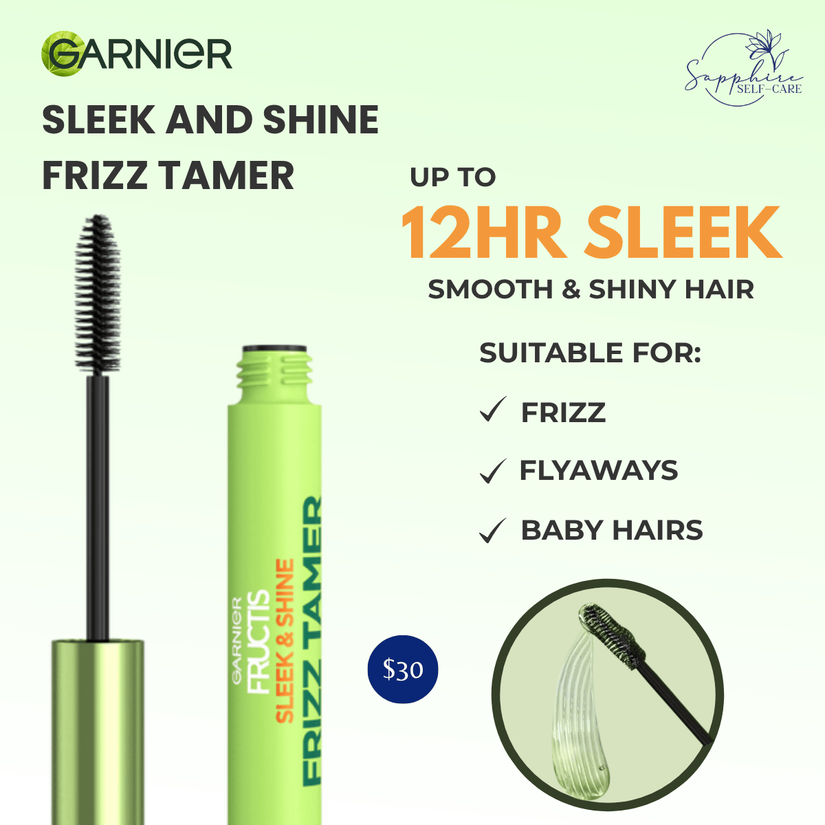 Garnier Fructis Sleek & Shine Frizz Tamer Brush