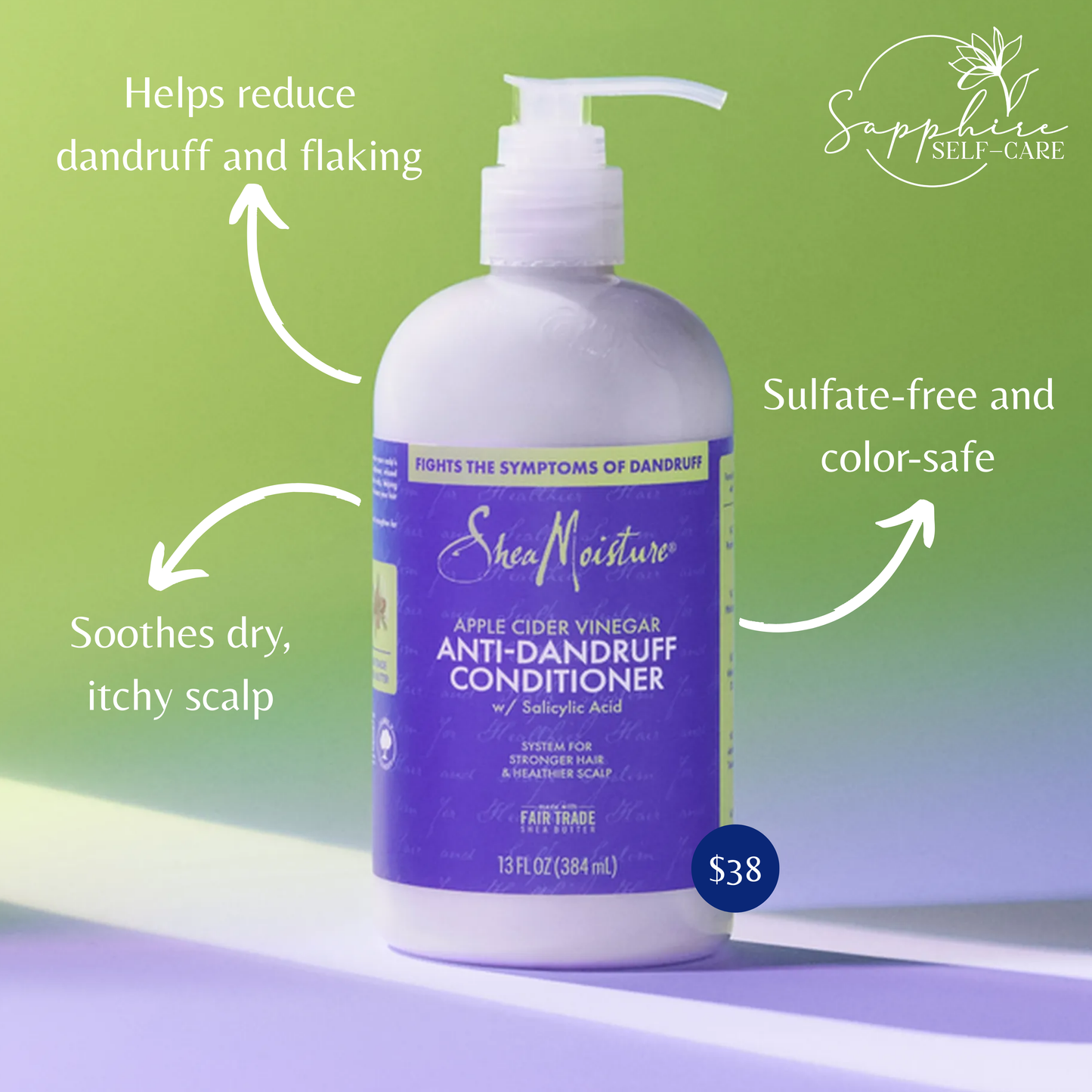 SheaMoisture Apple Cider Vinegar Anti-Dandruff Conditioner - 13 fl oz