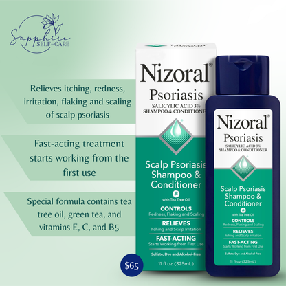 Nizoral Psoriasis Shampoo & Conditioner for Scalp Psoriasis - 11 fl oz