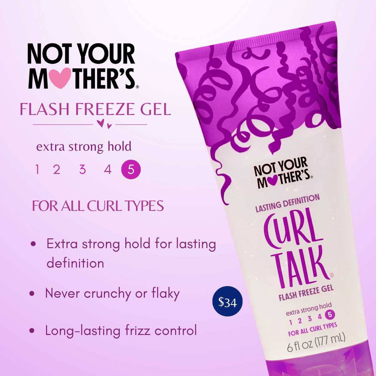 Not Your Mother's Curl Talk Sculpting Gel - 6.0 fl oz